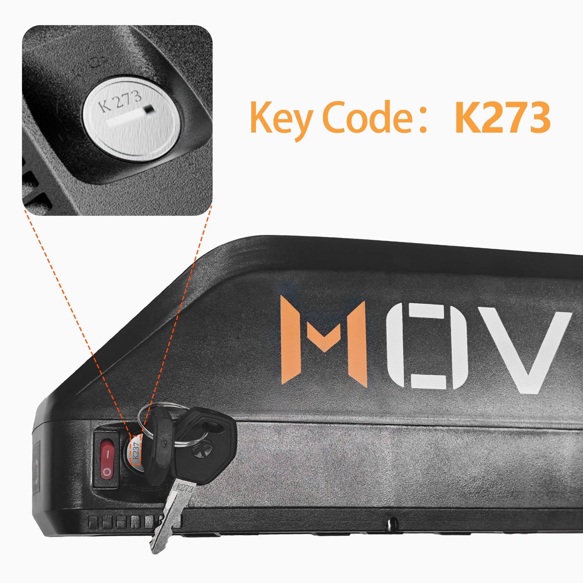 Customized Battery Key Movcan