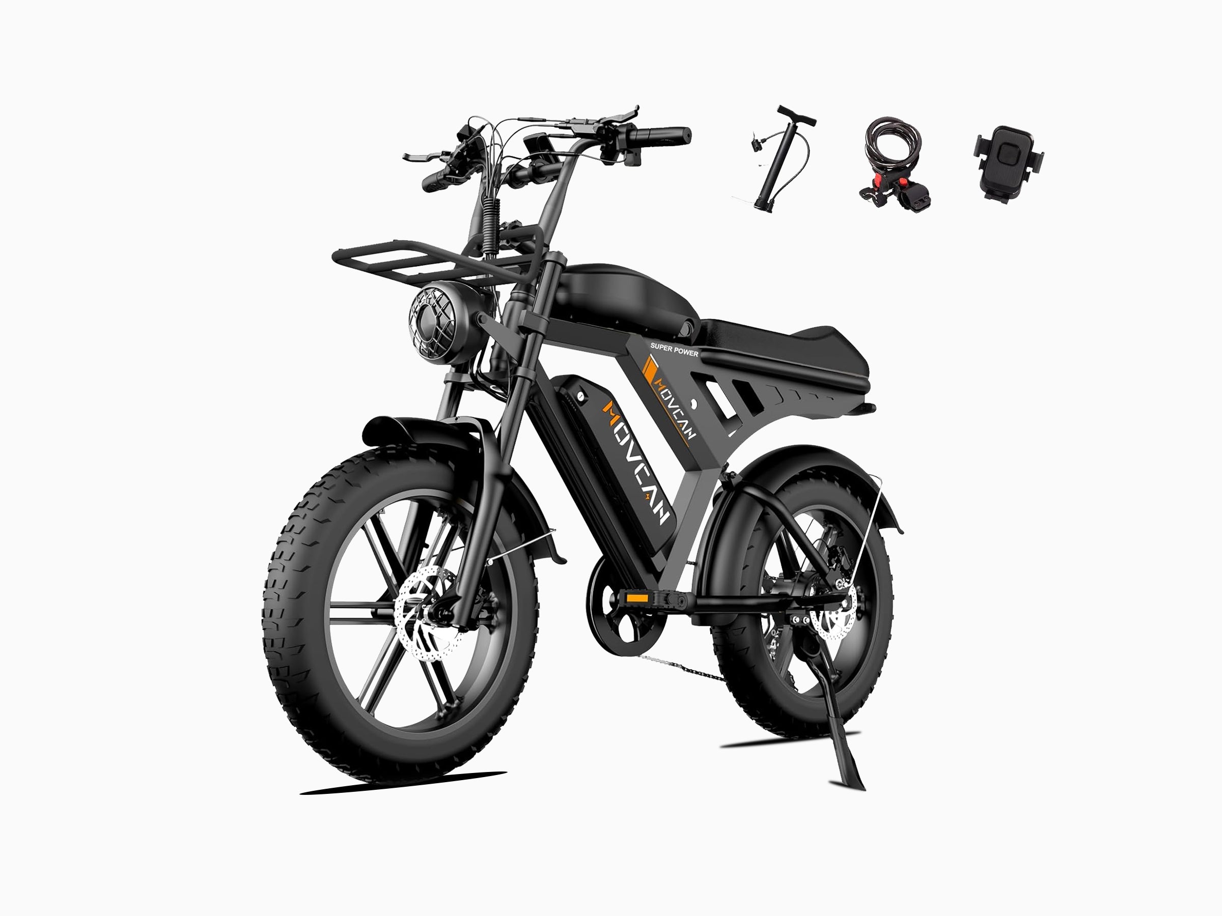 1500W Fat Tire Electric Bike with Dual Battery & 7 Gears — Ideal